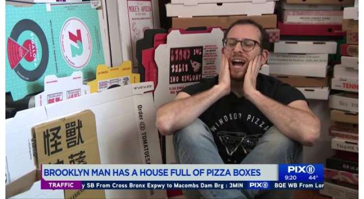 نیویارک کے شہری نے 1500  سے زیادہ منفرد پیزا باکسز جمع کر لیے۔ کئی سالوں سے کوئی اُن کا ریکارڈ نہیں توڑ سکا