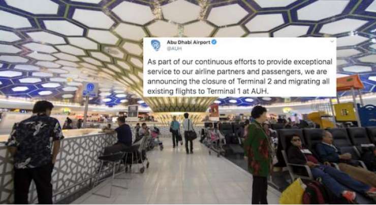 ابو ظہبی ایئر پورٹ کا ٹرمینل نمبر 2 بند کر دیا گیا