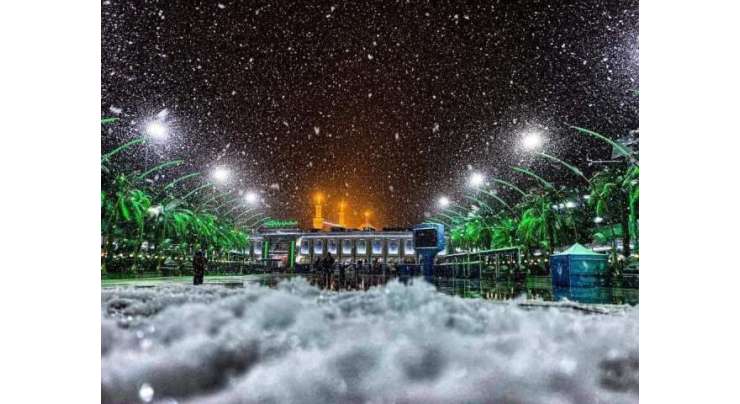 مسلمانوں کے مقدس شہر کربلا میں 100 سال کے دوران دوسری مرتبہ برفباری