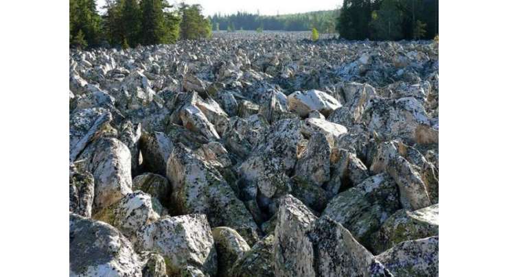 روس میں واقع پتھروں کا حیرت انگیز دریا