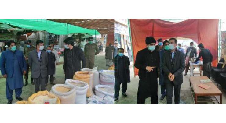 ڈپٹی کمشنر جہلم سہولت بازار پنڈدادنخان کا دورہ،عوام اشیاء خوردنی سرکاری نرخوں پر فروخت کرنے کی ہدایات