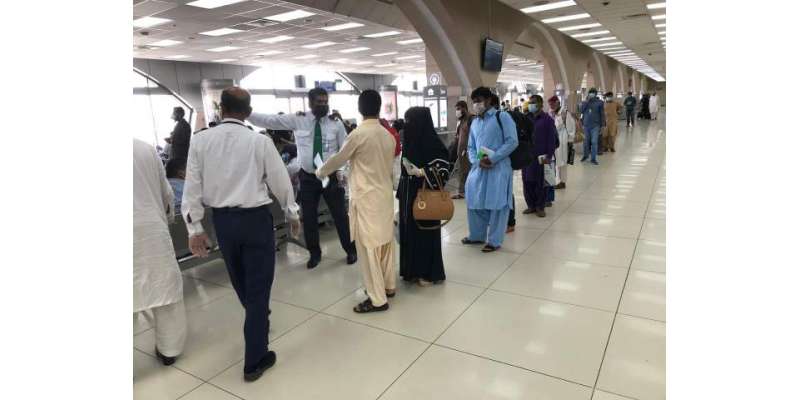 پی آئی اے کیخصوصی  پرواز  پی کے 8732 ، 250مسافروں کو لے کر جدہ سے کراچی کے ..