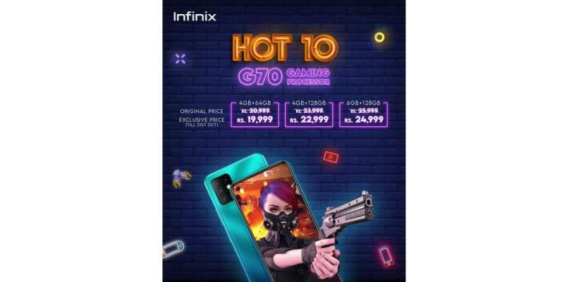 انتظار کی گھڑیاں ختم ہوئیں،اب Infinix Hot 10 پیشگی آرڈرز کیلئے دستیاب ہے