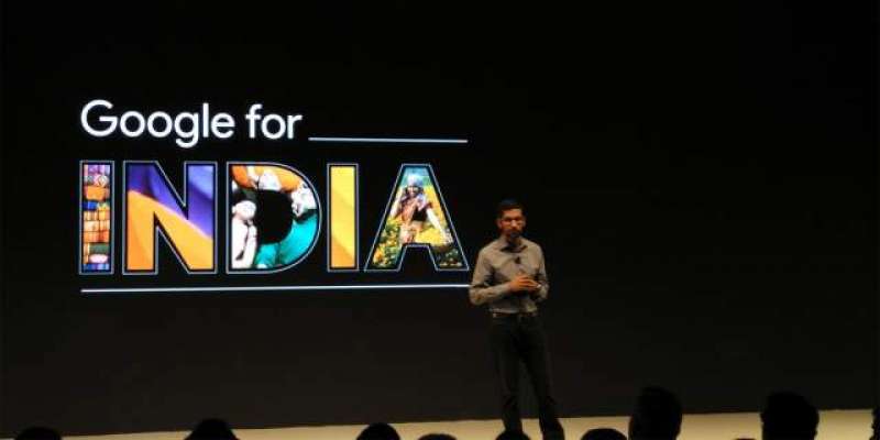 گوگل کا بھارت میں 10 ارب ڈالرز کی سرمایہ کاری کرنے کا اعلان