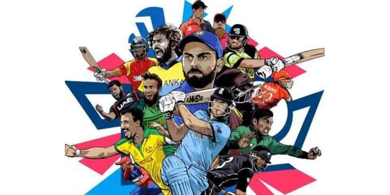 ٹی ٹوئنٹی ورلڈ کپ کے رنگا رنگ خاکے میں پاکستان کے کرکٹرزکو شامل نہ کرنے ..