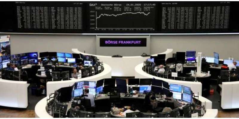 یورپین سٹاک مارکیٹس میں کاروباری سرگرمیوں کے آغاز پر مندی