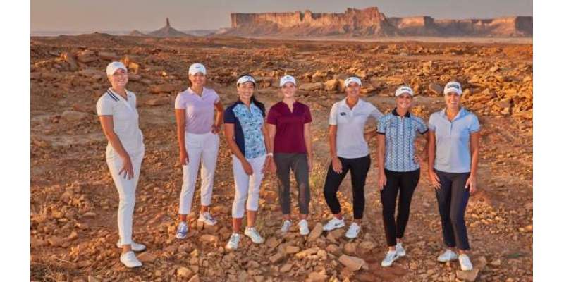 سعودی عرب میں پہلی بار خواتین کے دو بین الاقومی گالف ٹورنامنٹس کھیلے ..