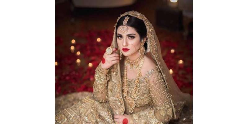 سارہ خان کا نیا برائیڈل فوٹو شوٹ جاری