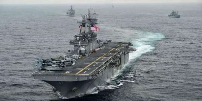 جدید جنگی طیاروں سے لیس امریکی بحری بیڑے کی چین کے قریب آمد