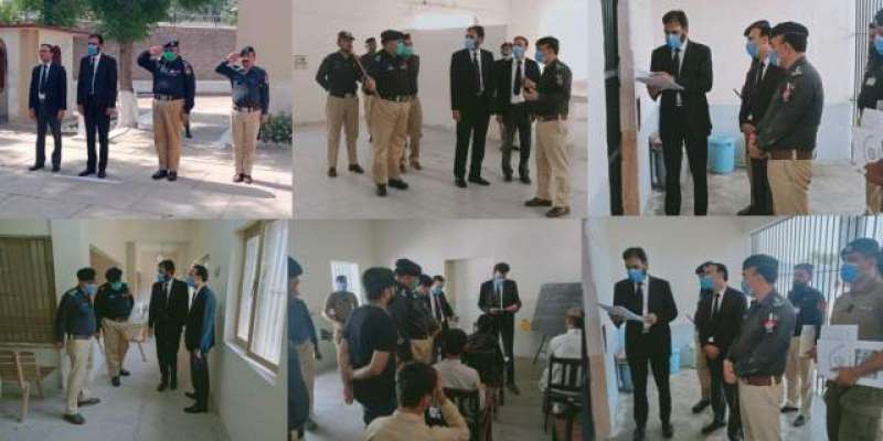ڈسٹرکٹ اینڈ سیشن جج چکوال کا ڈسٹرکٹ جیل جہلم کا دورہ،جیل میں کیے گئے ..