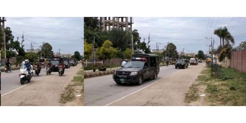 ڈسٹرکٹ پولیس آفیسر جہلم ،پاک فوج،رینجرزاور ضلعی انتظامیہ کی زیر قیادت ..