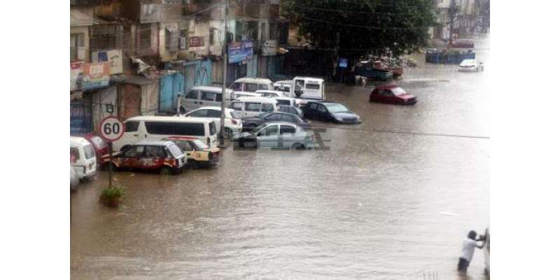 بارش آئی ،بجلی گئی، کراچی میں کئی نالے ابل پڑے، سڑکیں بلاک، ٹریفک ..