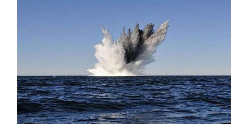 بحیرہ بالٹک میں 2014 میں دوسری جنگ عظیم کی بارودی سرنگ کا دھماکہ