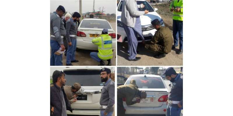 ڈسٹرکٹ پولیس آفیسر جہلم کی ہدایات پر ٹریفک پولیس کا غیر نمونہ اور بغیر ..