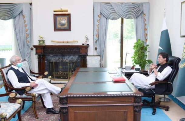 وزیراعظم عمران خان سے چیئرمین پی سی بی احسان مانی کی ملاقات