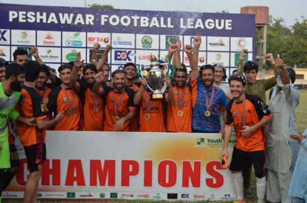 پشاور فٹبال لیگ ڈی جی سپورٹس ٹیم نے جیت لی