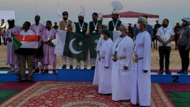 پاکستانی ٹیم نے شہ سواری (tent Pegging)کی انٹر نیشنل چیمپئن شپ میں دو گولڈ اور ایک سلور میڈ ل جیت لیا