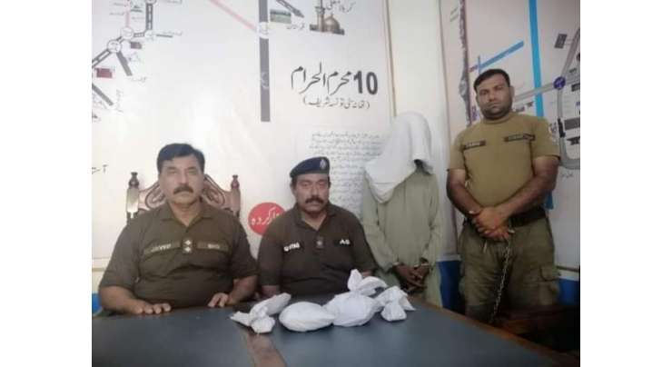 پولیس تھانہ سٹی تونسہ کی منشیات فروش کے خلاف کاروائی، 1260 گرام چرس برآمد ملزم گرفتار