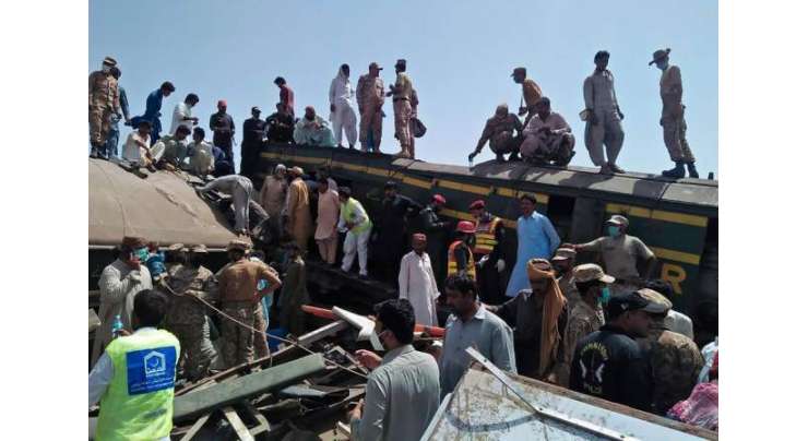 گھوٹکی ٹرین حادثہ،جاں بحق افراد کی تعداد 67 ہوگئی