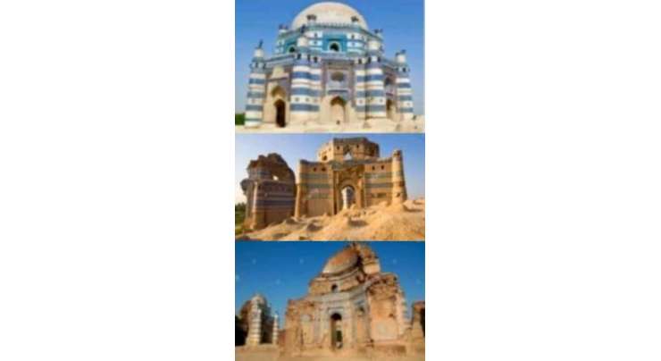 سب تحصیل اوچ شریف میں عالمی ثقافتی ورثہ مقبرہ بی بی جیوندی، بہاول حلیم اور نوریا سمیت تاریخی مزارات کھنڈرات کا منظر پیش کرنے لگے