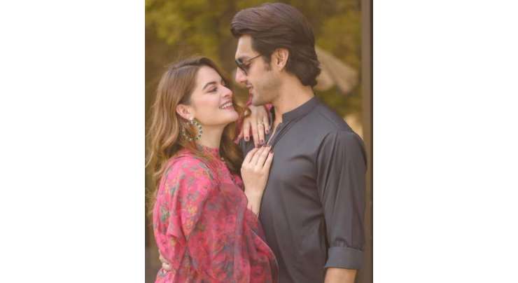 اداکارہ منال خان اور اداکار احسن محسن قیوم کی منگنی ہوگئی