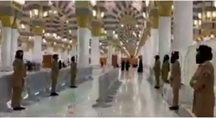 مسجد الحرام کے بعد مسجد نبوی میں بھی درجنوں خواتین سیکیورٹی اہلکار تعینات کر دی گئیں