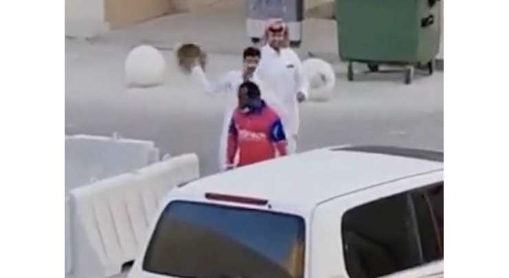 قطر ؛ مقامی شہری کا ڈیلیوری بوائے پر تشدد ‘ ویڈیو وائرل ہونے پر ملزم گرفتار