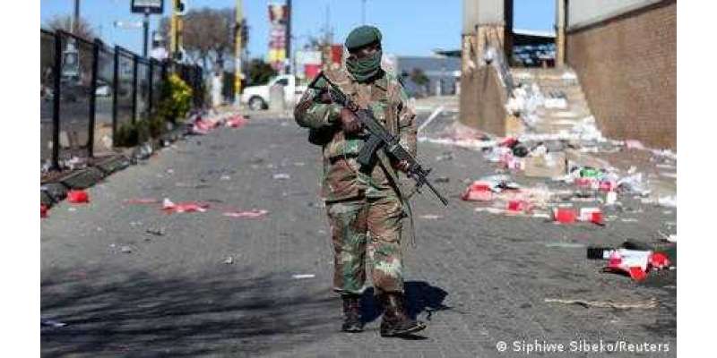 جنوبی افریقہ: پر تشدد مظاہروں اور فسادات میں درجنوں افراد ہلاک