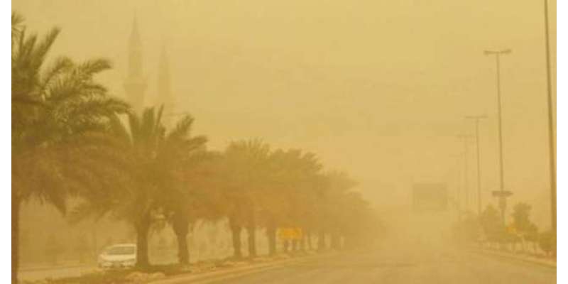 سعودی عرب لگاتار تین روز گرد آلود ہواؤں اور بارش کی لپیٹ میں رہے گا