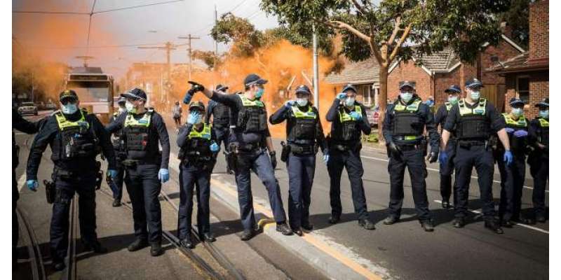 آسٹریلیا، پولیس اور مظاہرین میں تصادم ،267مظاہرین گرفتار