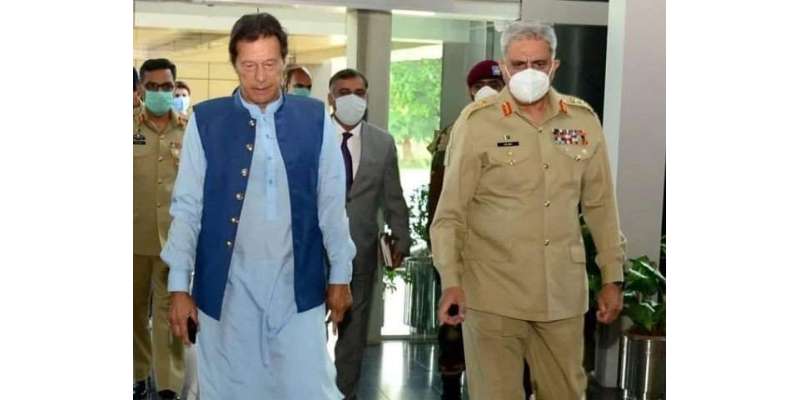 وزیراعظم عمران خان کا آئی ایس آئی ہیڈ کوارٹرز کا دورہ