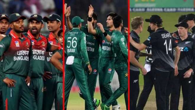 پاکستان، نیوزی لینڈ اور بنگلہ دیش کے درمیان ٹی ٹونٹی ورلڈ کپ سے قبل سہ ملکی سیریز کھیلے جانیکا امکان