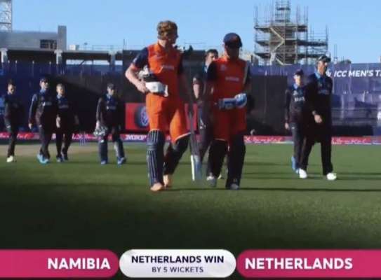 ٹی20 ورلڈکپ، نیدرلینڈز نے مسلسل دوسری فتح حاصل کرلی