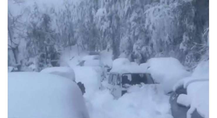 محکمہ موسمیات کی طرف سے آئندہ چوبیس گھنٹوں میں مری میں برفباری متوقع