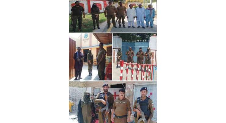 ڈسٹرکٹ پولیس آفیسر جہلم کیپٹن(ر)محمد عامر خان نیازی کی ہدایات پر کرسچیئن کمیونٹی کی عبادت گاہوں پر سیکیورٹی کے سخت انتظامات