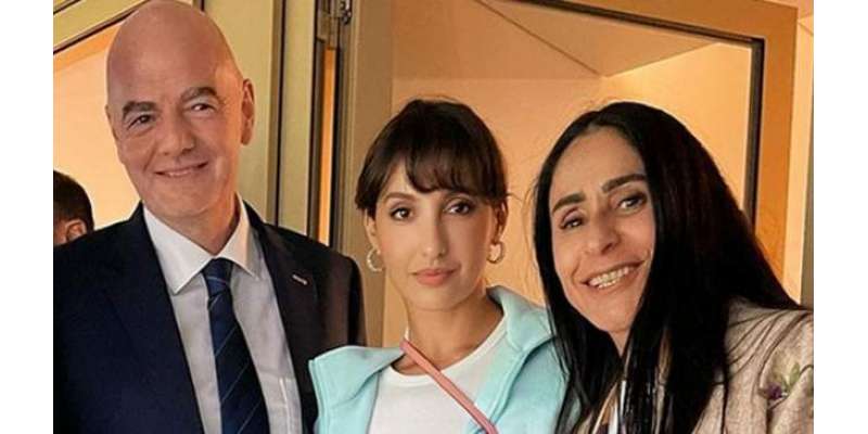 نورا فتحی کی فیفا کے صدر سے قطر میں ملاقات