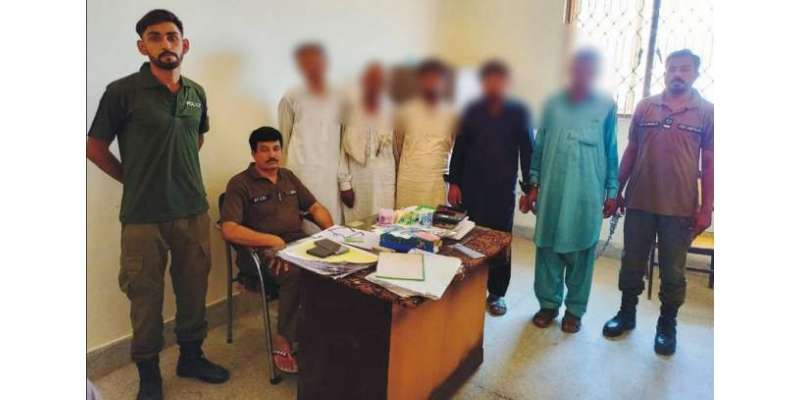 تھانہ چوٹالہ پولیس کی کاروئی،5قمار باز گرفتار،قبضہ سے7500 روپے، 7 عدد ..