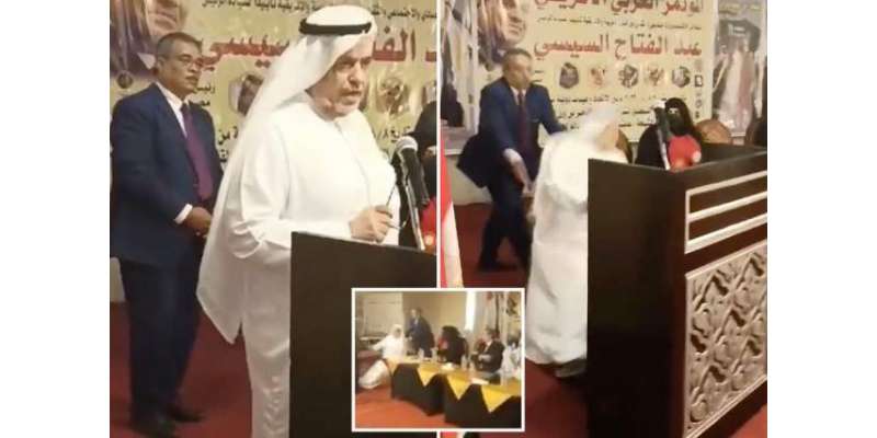معروف سعودی تاجر تقریر کرتے ہوئے اچانک انتقال کرگئے‘ ویڈیو وائرل