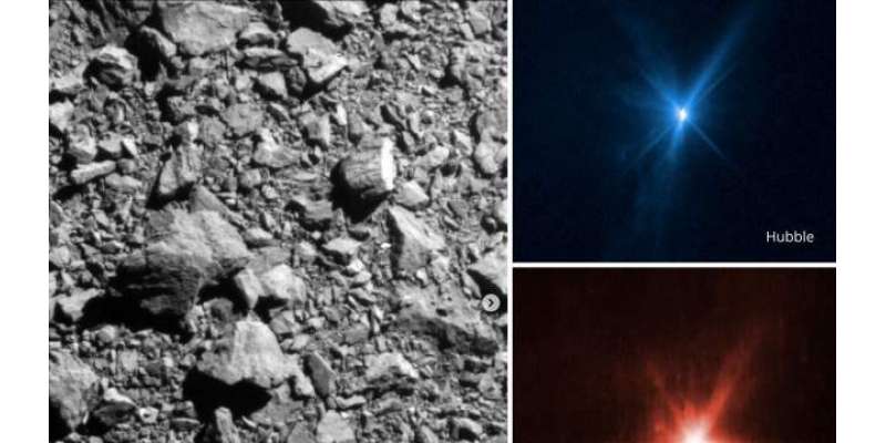 ناسا نے سیارچے سے ڈارٹ مشن کے ٹکرانے کی اولین تصاویر جاری کردیں