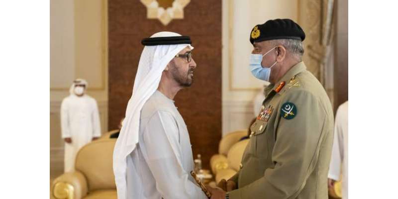 آرمی چیف کی متحدہ عرب امارات کے نو منتخب صدر سے ملاقات