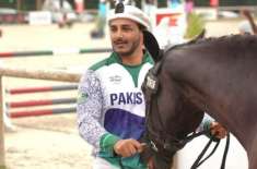 پاکستانی گھڑ سوار عثمان خان نے پیرس اولمپکس کیلئے کوالیفائی کرلیا