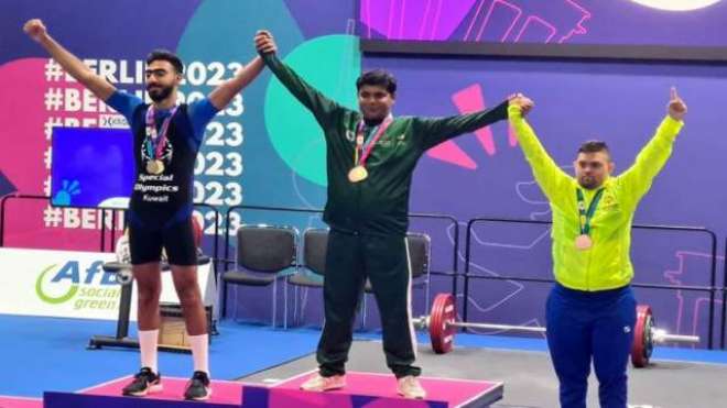 سپیشل اولمپکس ،پاکستان کے سیف اللہ سولنگی نے 4 تمغے جیت لیے