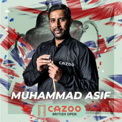 برٹش اوپن ، پاکستان کے محمد آصف نے 7 بار کے عالمی سنوکر چیمپئن کو شکست دے دی