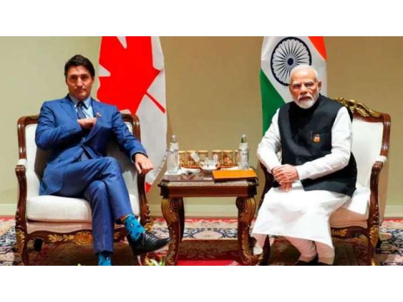 کینیڈا اور بھارت کے مابین کشیدگی طول پکڑ گئی ٰوزیراعظم جسٹن ٹروڈوکومودی نے جی  20 سربراہی اجلاس کے دوران دو طرفہ ملاقاتوں میں دھتکاردیا تھا