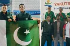 چلڈرن آف ایشیا گیمز میں پاکستانی پہلوان نے گولڈ میڈل جیت لیا