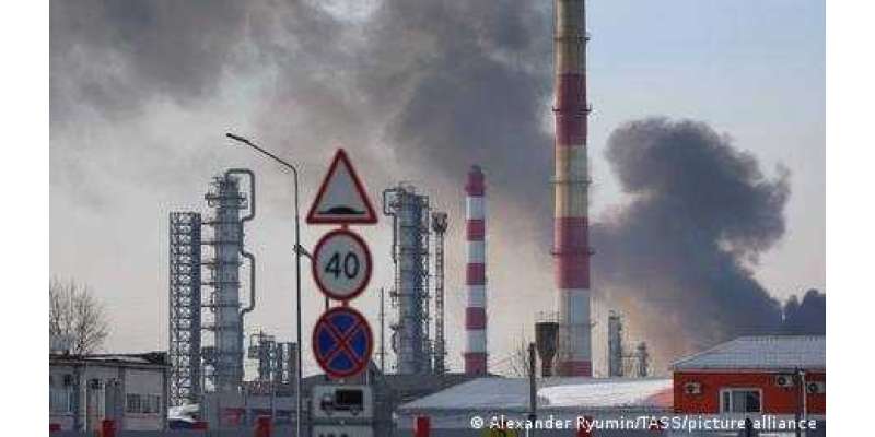 روسی تیل کی تنصیبات پر یوکرینی حملے