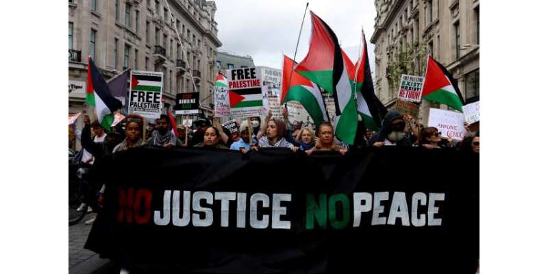 فلسطینیوں کے حق میں مظاہرے:امریکا کی کئی ریاستوں میں اہم شاہرائیں بند ..