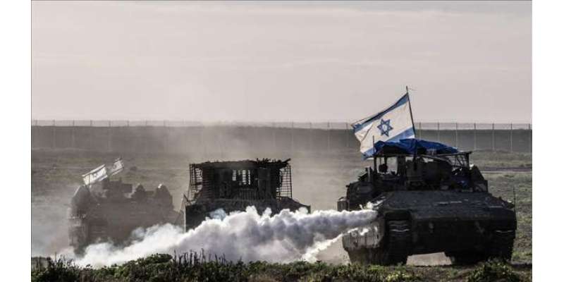 اسرائیلی فوج نے 162ویں ڈویژن کی مددکے لیے جنوبی غزہ کی پٹی میں رفح میں ..