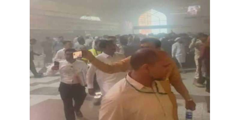 لاہورایئرپورٹ پر آتشزدگی، وفاقی وزیرداخلہ کانوٹس
