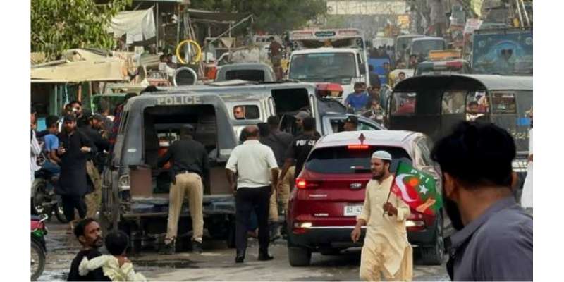 پاکستان تحریک انصاف کراچی کی جانب سے عمران خان کی رہائی کے لئے کورنگی ..